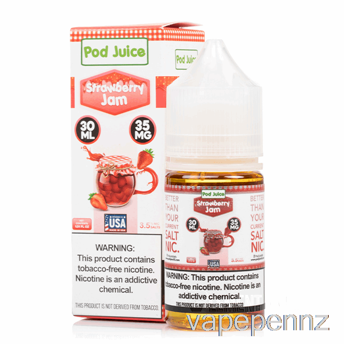 Strawberry Jam - Pod Juice - 30mL 55mg VAPE NZ